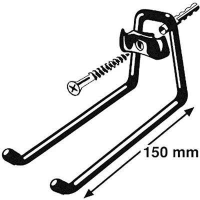 Fischer 078009 lange haak LH metaal 1 stuk