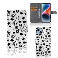 Telefoonhoesje met Naam iPhone 15 Plus Silver Punk - thumbnail