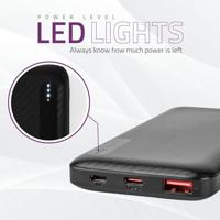 Powerbank | 10000 mAh | 2x 3.0 A | Outputs: 2 | Output: 1x USB-A / 1x USB-C | Inputs: 1x Micro USB / 1x USB-C | PD2.0 18W | Lithium-Polymeer - thumbnail