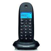 Motorola C1001CB+ - Digitale draadloze DECT-telefoon - Oproepblokkering, Nummerherkenning, Handsfree, Telefoonboek voor 50 nummers, Verlicht display - Zwart - thumbnail