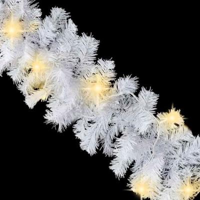 VidaXL Kerstslinger met led-lampjes 10 m wit - thumbnail