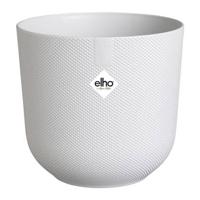 Vaso per fiori - Elho - Jazz Round - Bianco - L 35 x P 34,5 x H 32 cm - Interno - 100% riciclato - thumbnail
