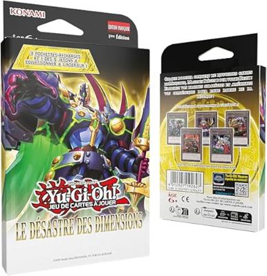 3-Booster Pack - KONAMI - Yu-Gi-Oh! - Dimensional Disaster - 28 kaarten inclusief 1 exclusieve tokenkaart - Geschikt voor kinderen vanaf 6 jaar