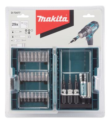 Makita Accessoires D-73477 | Boor-/schroefbitset | Quad Driver | 29-delig - D-73477