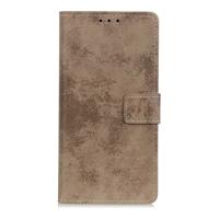 Shop4 - Samsung Galaxy A20e Hoesje - Wallet Case Vintage Khaki - thumbnail