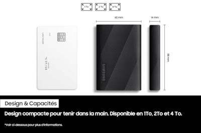 Externe Harde Schijf Samsung MU-PG2T0B/EU 2 TB SSD - thumbnail