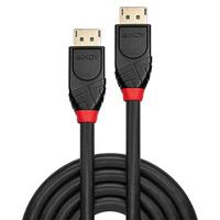 LINDY 41081 DisplayPort-kabel DisplayPort Aansluitkabel DisplayPort-stekker, DisplayPort-stekker 20 cm Zwart 4K UHD - thumbnail