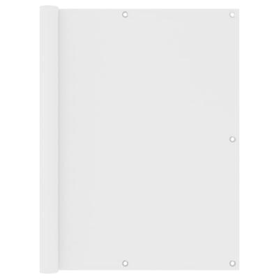 vidaXL Balkonscherm 120x500 cm oxford stof wit vidaXL Balkonscherm 120x500 cm oxford stof wit