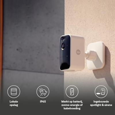 Nemef Yale SV-OC-1A-W | Eagle | Yale Slimme Buitencamera | (6500mAh) | Wit | 1080p (2MP) - A000460921