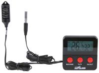 TRIXIE REPTILAND THERMOMETER / HYGROMETER DIGITAAL MET AFSTANDSSENSOR 6X6 CM - thumbnail