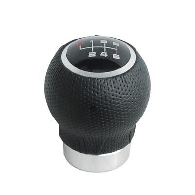 Simoni Racing Pookknop Rev - Zwart Leder + 3 Schakelpatronen SRREV