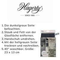 Hagerty Microfiber gloves stainless steel 1 Stuks - thumbnail