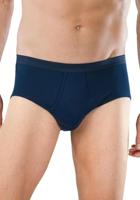 Schiesser Sportslip Marineblauw Original Feinripp - thumbnail