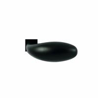 Hardbrass Knopkruk Golf op vierkant rozet minimal - zwart - thumbnail