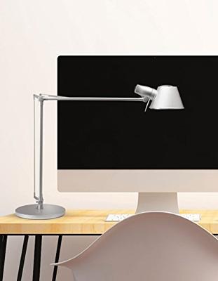 Bureaulamp MAUL Rock LED voet zilvergrijs