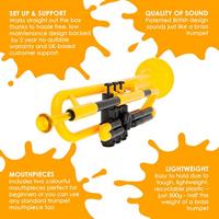 Jiggs pTrumpet Yellow met hoes - thumbnail