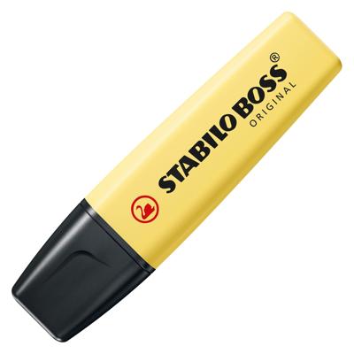 STABILO BOSS ORIGINAL Pastel, markeerstift, melkachtig geel, per stuk STABILO BOSS ORIGINAL Pastel, markeerstift, melkachtig geel, per stuk