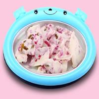 Cartoon Mini Ice Cream Maker Fried Yogurt Machine(Blue) - thumbnail