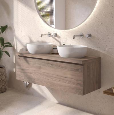 Ben Tendenza badmeubel incl. afdekblad 120x46x42cm congo bruin