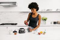 2-in-1 Blender - NINJA - CB100EU - 1100 W - Beker 700 ml - Kom 400 ml - Zilver - thumbnail