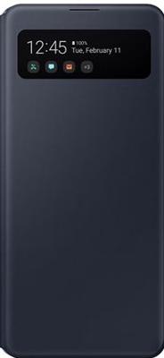 Samsung Galaxy A41 S View Wallet Cover Telefoonhoesje Zwart