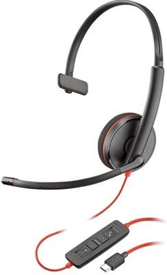 POLY Blackwire C3210 Headset Bedraad Hoofdband Kantoor/callcenter USB Type-C Zwart POLY Blackwire C3210 Headset Bedraad Hoofdband Kantoor/callcenter USB Type-C Zwart