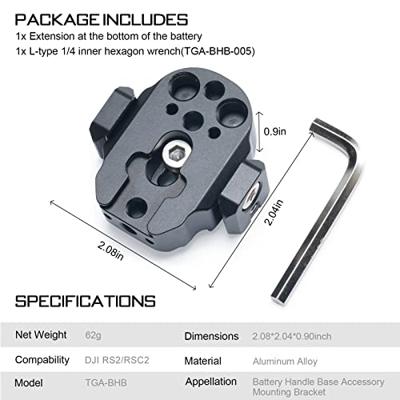 Tilta TGA-BHB Battery Handle Base Accessory Mounting Bracket