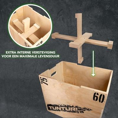 Tunturi plyobox (50x60x75cm) Hout