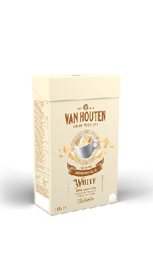 Van Houten Ground White Chocolate - Witte Chocolademelk - 750 gram
