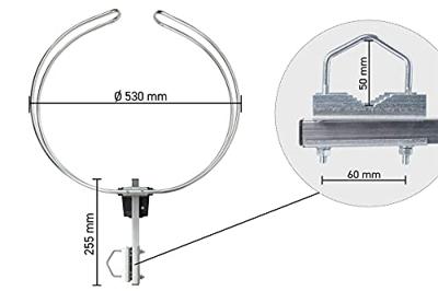 Wittenberg Antennen Multiband WB 2345-2 Passieve DVB-T/T2-dakantenne Buiten Zilver