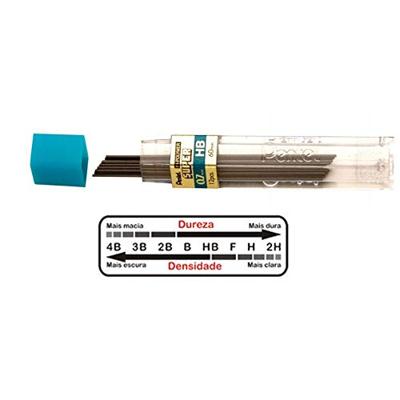 12 Potloodstiften Pentel HB 0,7 mm zwart