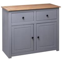 Dressoir Panama Range 93x40x80 cm massief grenenhout grijs - thumbnail