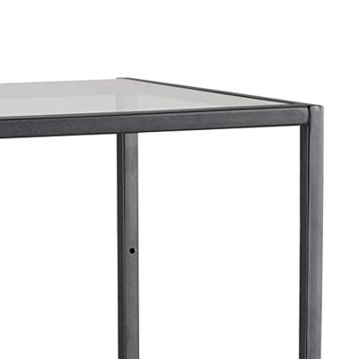 Bendt Wandrek 'Holger' Glas / metaal 4-laags, 119 x 37 cm
