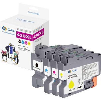G&G Inkt combipack Compatibel Zwart, Cyaan, Magenta, Geel GP-B426XLBKCMY-4P