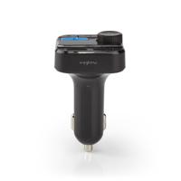 FM-Audiotransmitter voor Auto | Gefixeerd | Handsfree bellen | 0.8 " | LED-Scherm | Bluetooth® | 5.0 V DC / 1.0 A / 5.0 V DC / 2.4 A | Bass boost | Google Assistant / Siri | Zwart - thumbnail