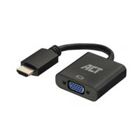 ACT HDMI naar VGA adapter M/F 20cm - thumbnail