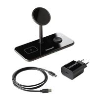 Intenso MB13 black 3in1 7410810 Inductie lader Uitgangen Qi-standaard Zwart - thumbnail