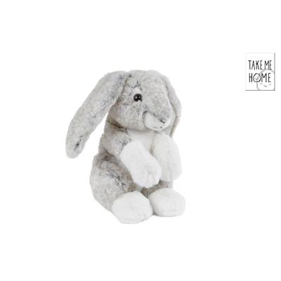 Take Me Home haas knuffel pluche grijs, 20cm