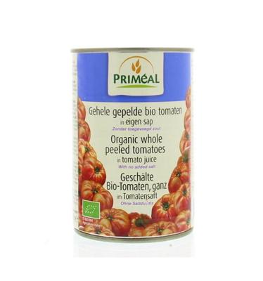 Primeal Gepelde tomaten zonder zout bio 400 Gram