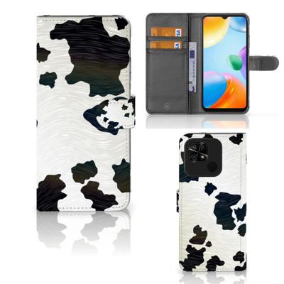Xiaomi Redmi 10C | Telefoonhoesje | Met pasjeshouder | Koeienvlekken Xiaomi Redmi 10C | Telefoonhoesje | Met pasjeshouder | Koeienvlekken