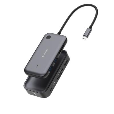 Verbatim 32146 USB-C / HDMI Adapter [1x USB-C - 1x HDMI] Zwart, Grijs 15 cm