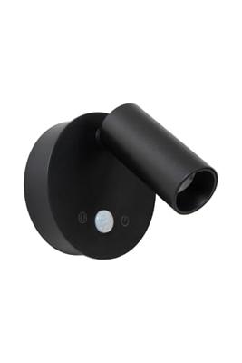 Lucide TONI - Oplaadbare Wandspot / Wandlamp - Accu/Batterij - Ø 8,1 cm - LED Dimb. - CCT - 1x2W 2700K/4000K - Bewegingssensor (uitschakelbaar) - Magnetisch - Zwart Lucide TONI - Oplaadbare Wandspot / Wandlamp - Accu/Batterij - Ø 8,1 cm - LED Dimb. - CCT - 1x2W 2700K/4000K - Bewegingssensor (uitschakelbaar) - Magnetisch - Zwart