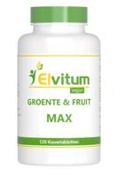 Elvitum Groente en fruit max 120 Kauwtabletten - thumbnail