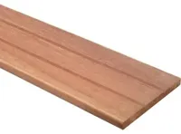 Hardhouten Tuinplank Geschaafd - ca. 1,3 x 14,3 x 180 cm - Onbehandeld - thumbnail