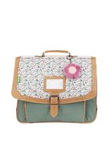 Schooltas Iris Tann's groen, bedrukt - thumbnail