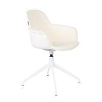 Zuiver Draaibare Eetkamerstoel 'Albert Kuip' Met armleuning, Bouclé - thumbnail