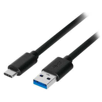 Akyga AK-USB-24 USB-kabel USB-A stekker, USB-C stekker 0.50 m Zwart