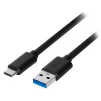 Akyga AK-USB-24 USB-kabel USB-A stekker, USB-C stekker 0.50 m Zwart - thumbnail