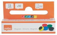 Magneet nobo 13mm assorti 10 stuks - thumbnail