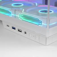 ATX Semi-toren BehuizingMars Gaming MCMIRAGEW Wit - thumbnail